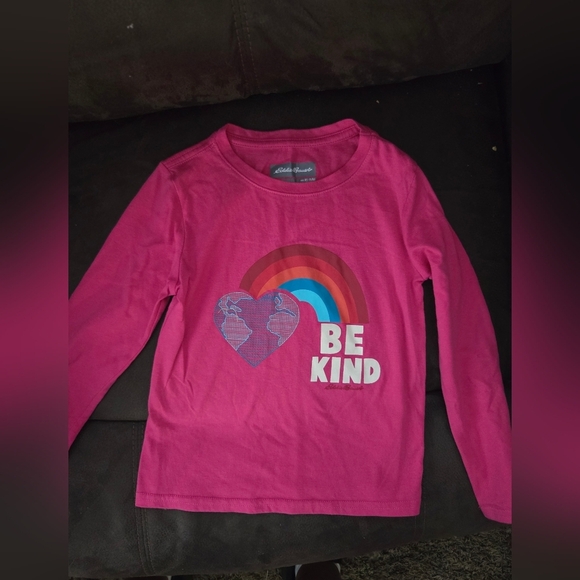 Eddie Bauer Pink 'Be Kind' Kids Shirt - Picture 1 of 3